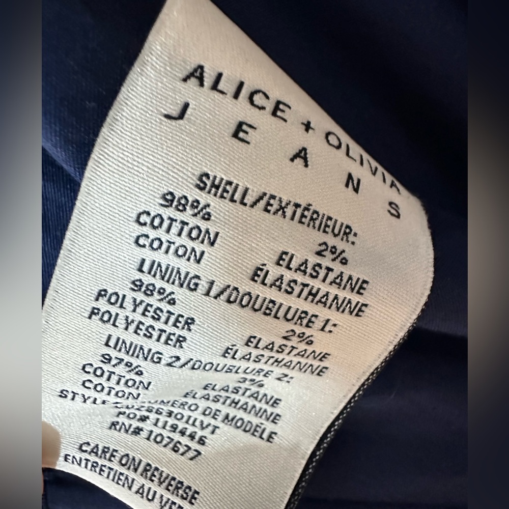 Alice + Olivia Blue Denim Jumpsuit - Picture 12 of 13